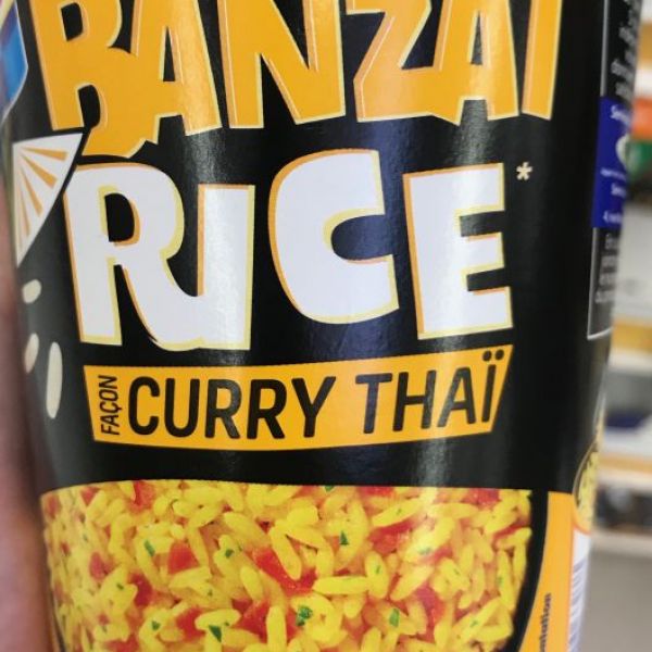 Banzai Rice façon curry thaï
