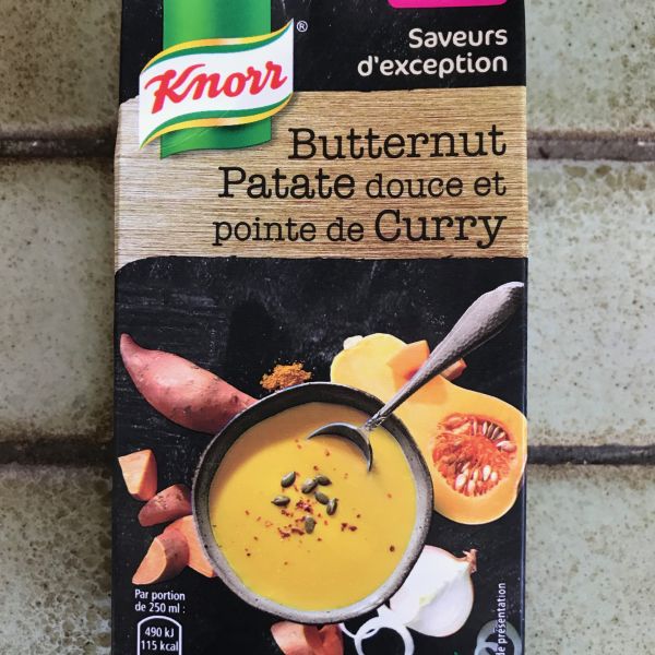Butternut patate douce et pointe de curry