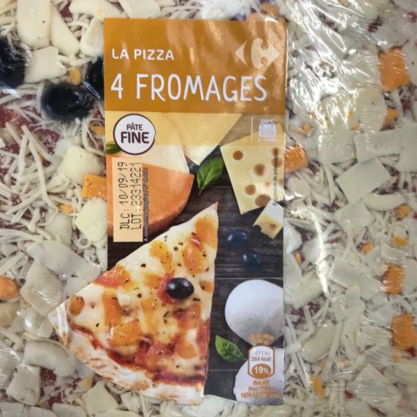 La pizza 4 fromages