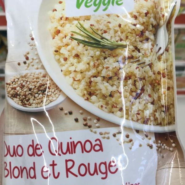 Duo quinoa blond et rouge