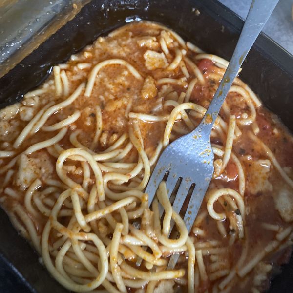Escalope Milanaise Dinde 100% Filet, Spaghetti
