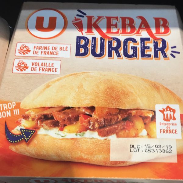 Kebab burger