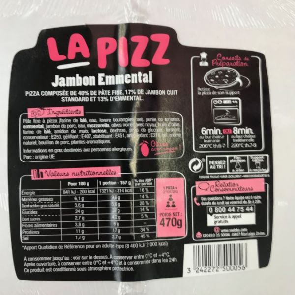 La Pizz - Jambon Emmental