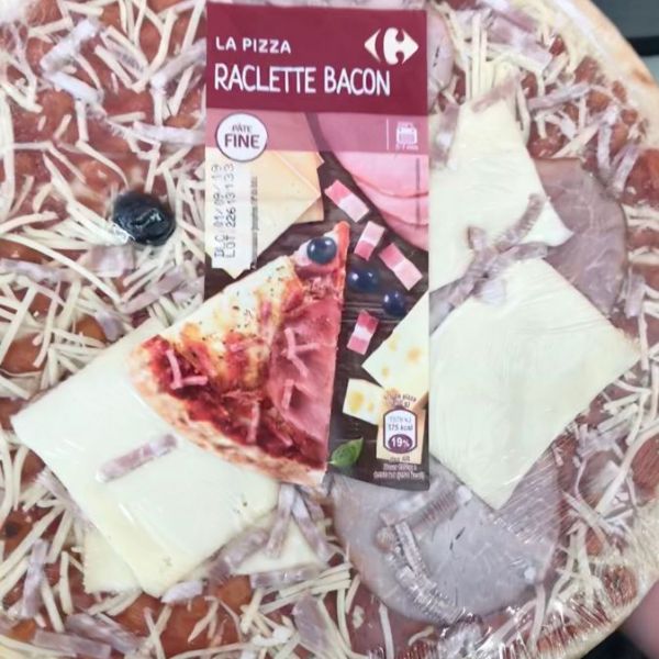 La Pizza Raclette Bacon