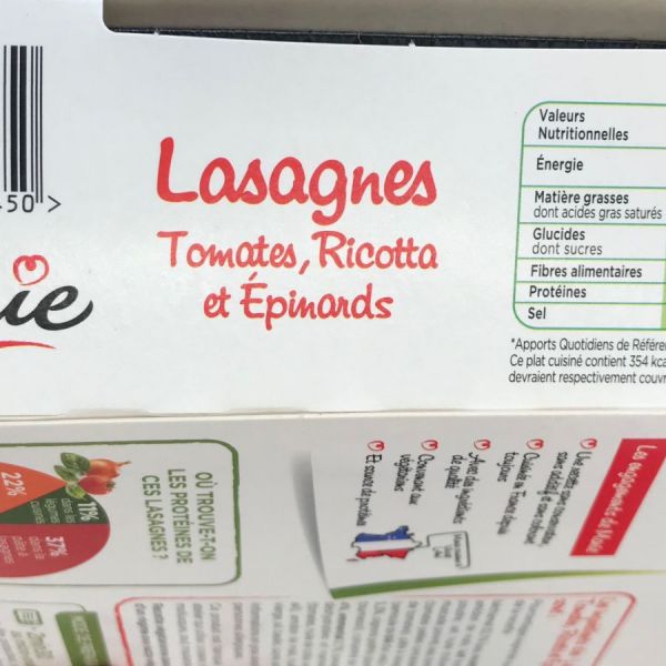 Lasagnes Tomates, Ricotta et Epinards