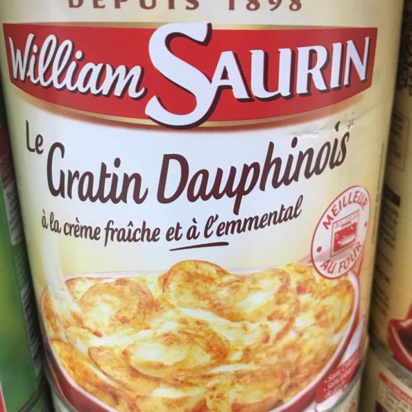 Le Gratin Dauphinois à la crème fraîche et à l'emmental