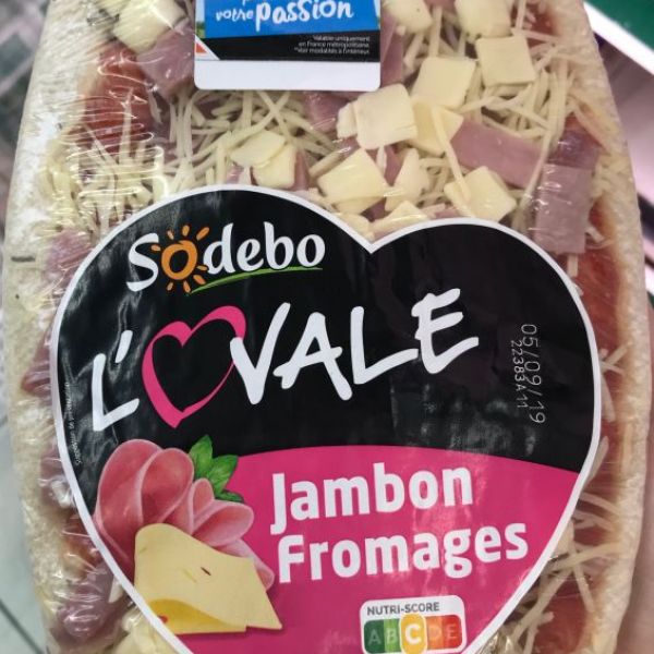 L'Ovale Jambon Fromages