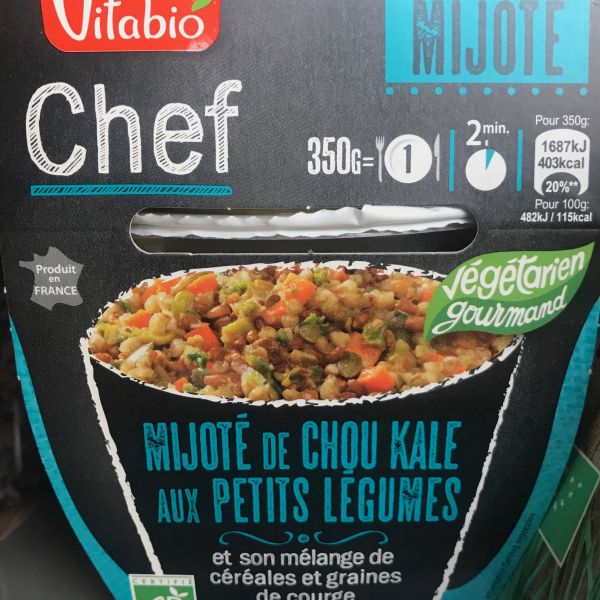 Mijoté de chou kale aux petits légumes