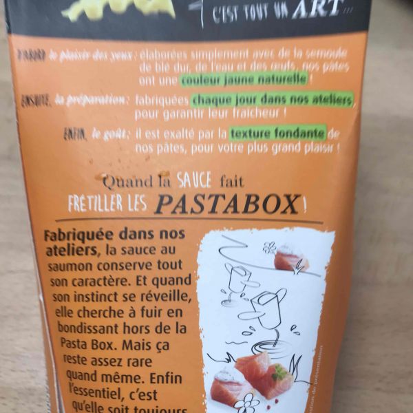 PastaBox - Fusilli au Saumon et Pointe de citron