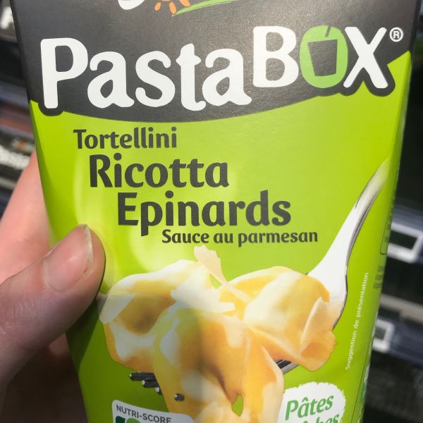 PastaBox - Tortellini Ricotta Epinards Sauce au parmesan