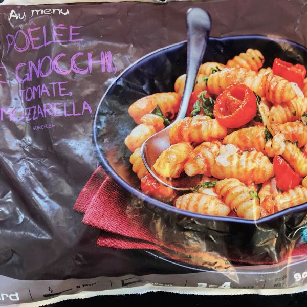 Poêlée de Gnocchis Tomates Mozzarella