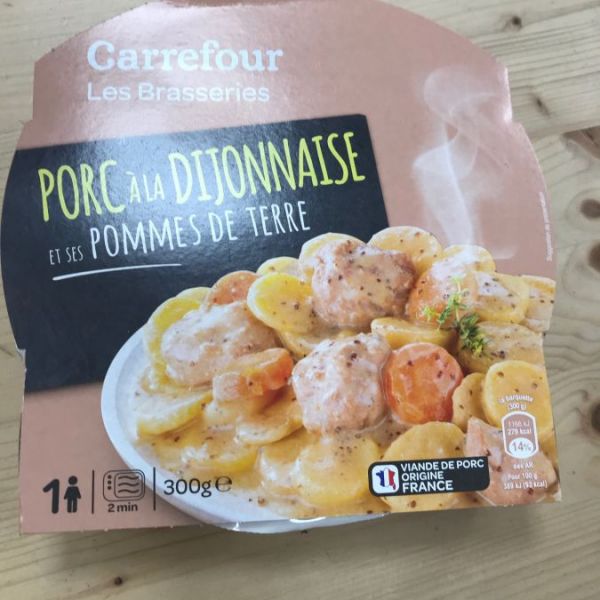 Porc à la Dijonnaise et ses pommes de terre