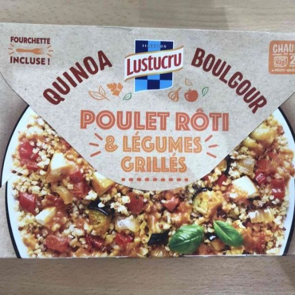 Quinoa & Boulgour Poulet Rôti & Légumes grillés