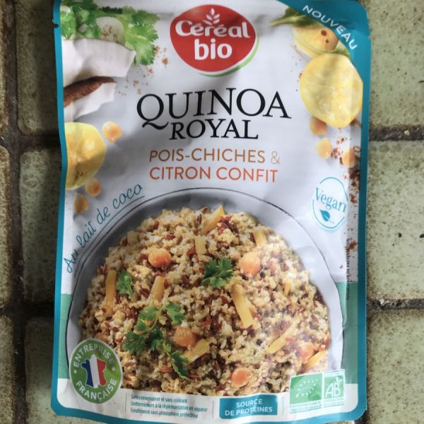 Quinoa royal pois-chiches & citron confit