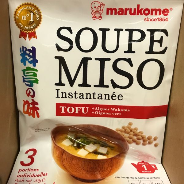 Soupe miso instantanée Tofu