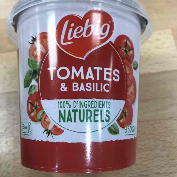 Soupe tomates basilic