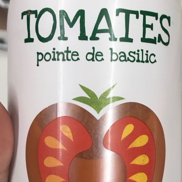 Soupe Tomates pointe de basilic