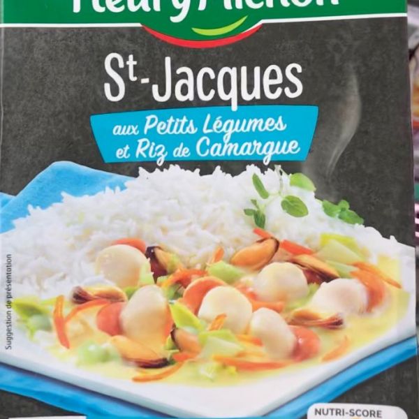 St-Jacques aux Petits Légumes et Riz de Camargue