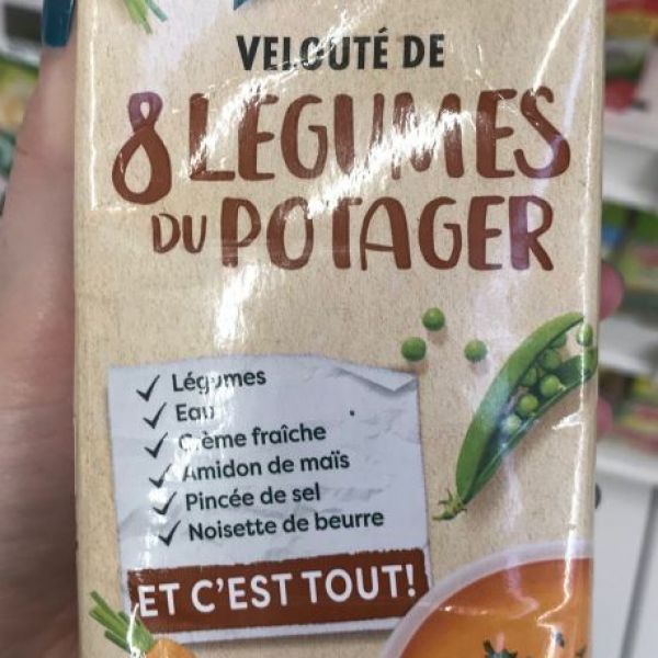 Velouté de 8 légumes du potager
