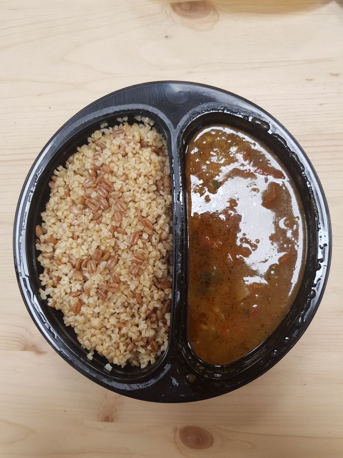 Riz micro-ondes curry & lentille lait coco 2mn CARREFOUR VEGGIE