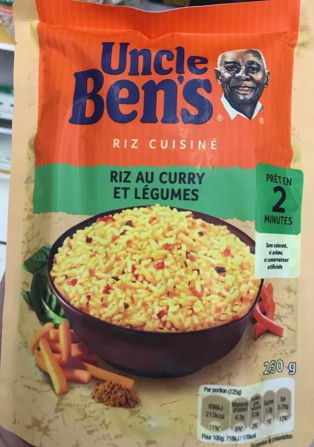 Calories et les Faits Nutritives pour Uncle Ben's Riz au Curry et